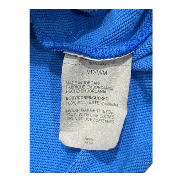 Under Armour Hoodie Mens Medium Blue ColdGear Pullover Logo Athletic Sweatshirt - Picture 8 of 10